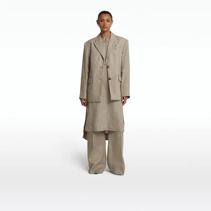 Safiyaa Sebiha Stone Midi Dress Women Dresses