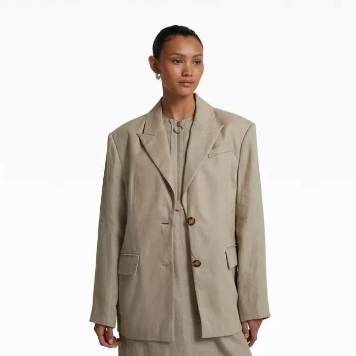 Safiyaa Sebiha Stone Midi Dress Women Dresses