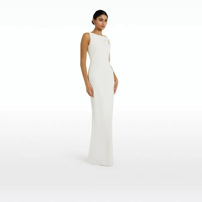 Safiyaa Serendipity Ivory Long Dress Women Dresses