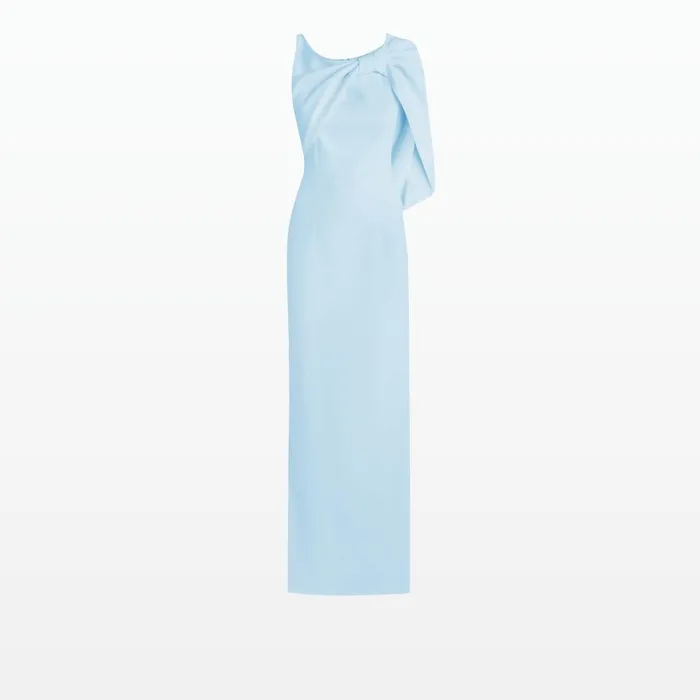 Safiyaa Serendipity Pale Blue Long Dress Women Dresses