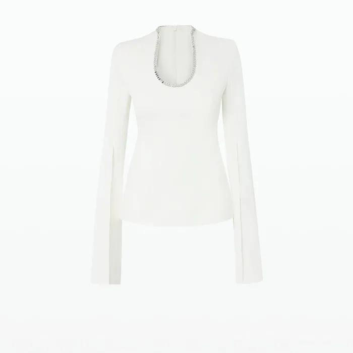 Safiyaa Thais Ivory Top Women Tops