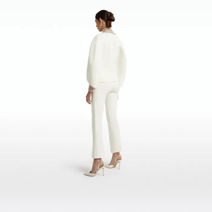 Safiyaa Tucker Ivory Cape Women Capes and Harnesses