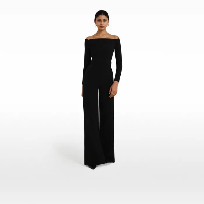 Safiyaa Veasna Black Jumpsuit Women Jumpsuits