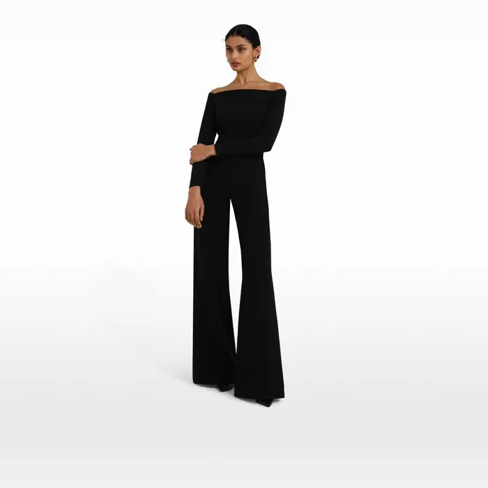 Safiyaa Veasna Black Jumpsuit Women Jumpsuits