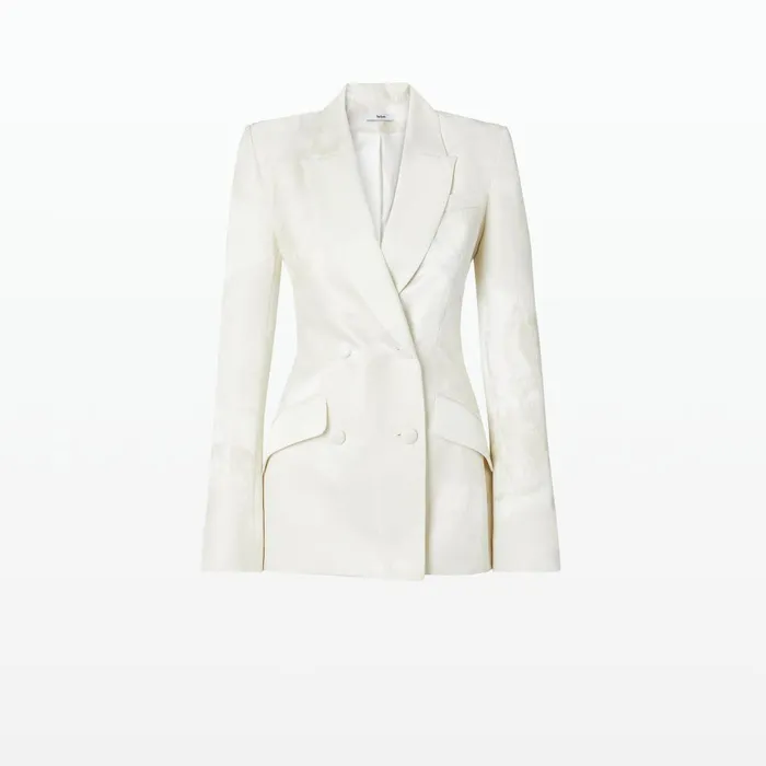 Safiyaa Wynnie Ivory Jacket Women Jackets and Coats