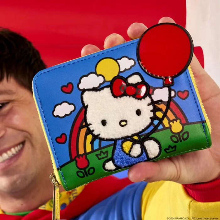 Sanrio Hello Kitty 50th Anniversary Zip Around Wallet Unisex Loungefly Bags and Wallets Sanrio Hello Kitty 50th Anniversary Zip Around Wallet Unisex Loungefly Bags and Wallets