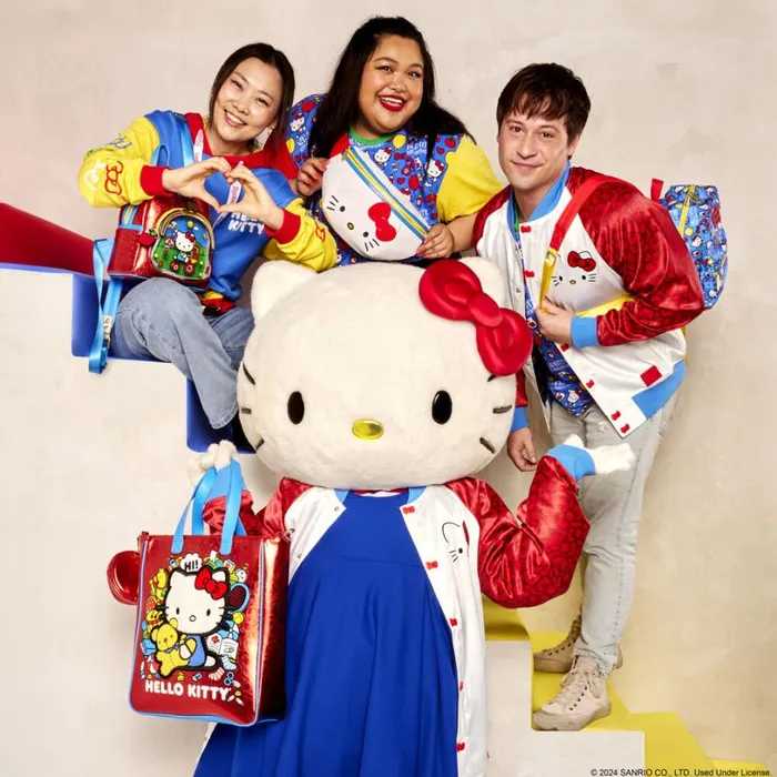 Sanrio Hello Kitty 50th Anniversary Zip Around Wallet Unisex Loungefly Bags and Wallets Sanrio Hello Kitty 50th Anniversary Zip Around Wallet Unisex Loungefly Bags and Wallets