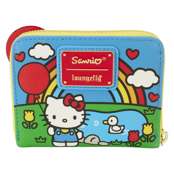Sanrio Hello Kitty 50th Anniversary Zip Around Wallet Unisex Loungefly Bags and Wallets Sanrio Hello Kitty 50th Anniversary Zip Around Wallet Unisex Loungefly Bags and Wallets