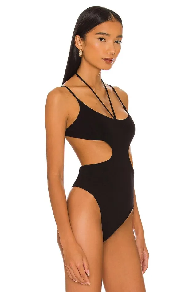 Sarah Bodysuit Black Women Lovers and Friends Tops