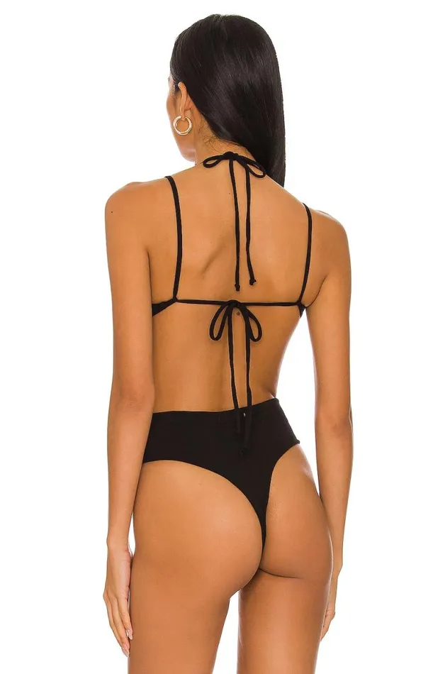 Sarah Bodysuit Black Women Lovers and Friends Tops