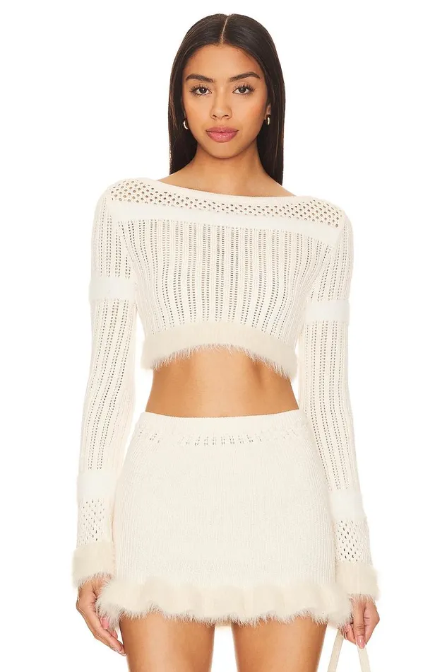 Savannah Sweater Ivory Women Lovers and Friends Sweaters and Knits