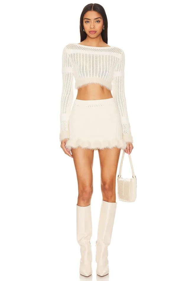 Savannah Sweater Ivory Women Lovers and Friends Sweaters and Knits