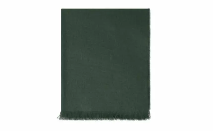 Scarves WomenMen Manolo Blahnik JURADark Green Fine Cashmere Scarf Scarves WomenMen Manolo Blahnik JURADark Green Fine Cashmere Scarf
