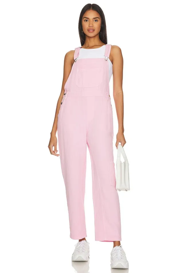 Sean Overall Candy Pink Women Lovers and Friends Jumpsuits