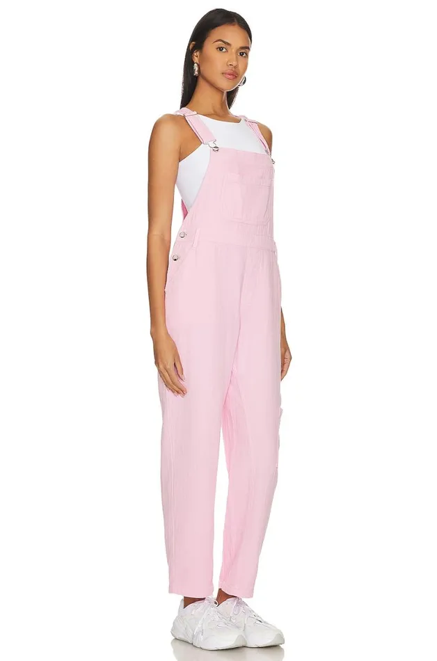 Sean Overall Candy Pink Women Lovers and Friends Jumpsuits
