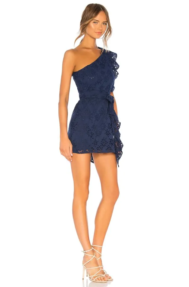 Seana Mini Dress Deep Navy Women Lovers and Friends Dresses