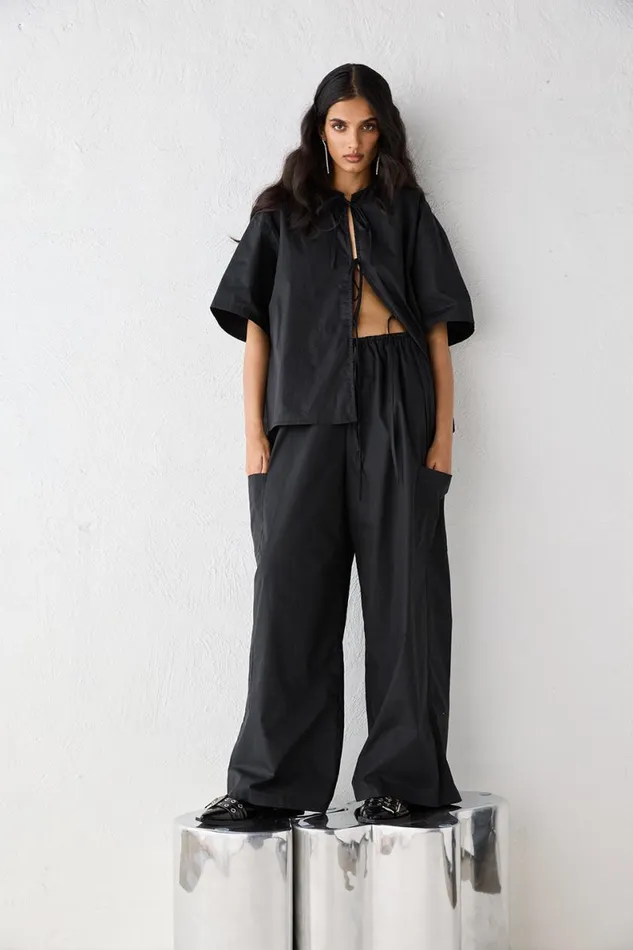 Sets Women VRG GRL Amaya Pants Black Sets Women VRG GRL Amaya Pants Black