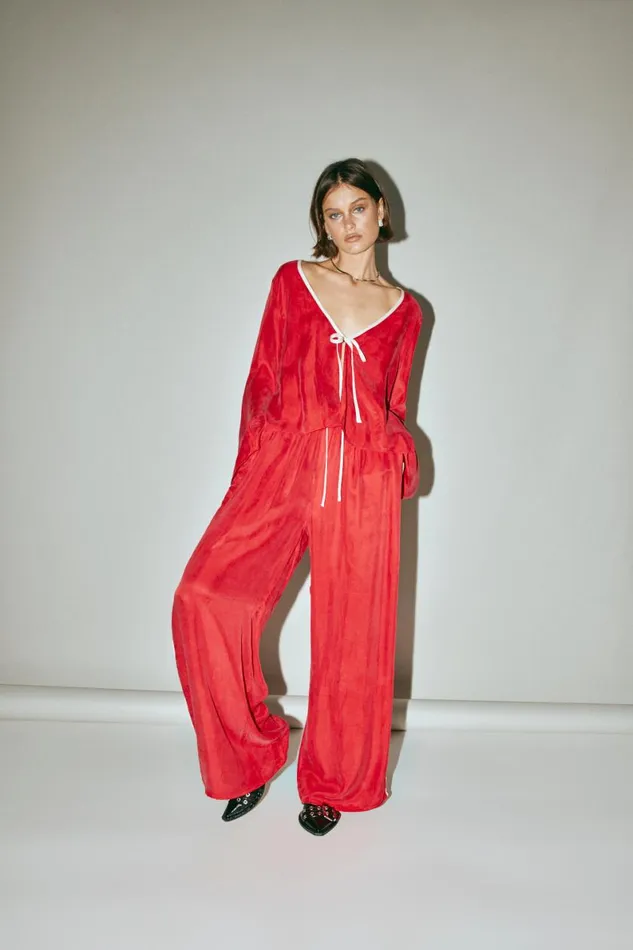 Sets Women VRG GRL Moonscapes Pants Chilli Sets Women VRG GRL Moonscapes Pants Chilli