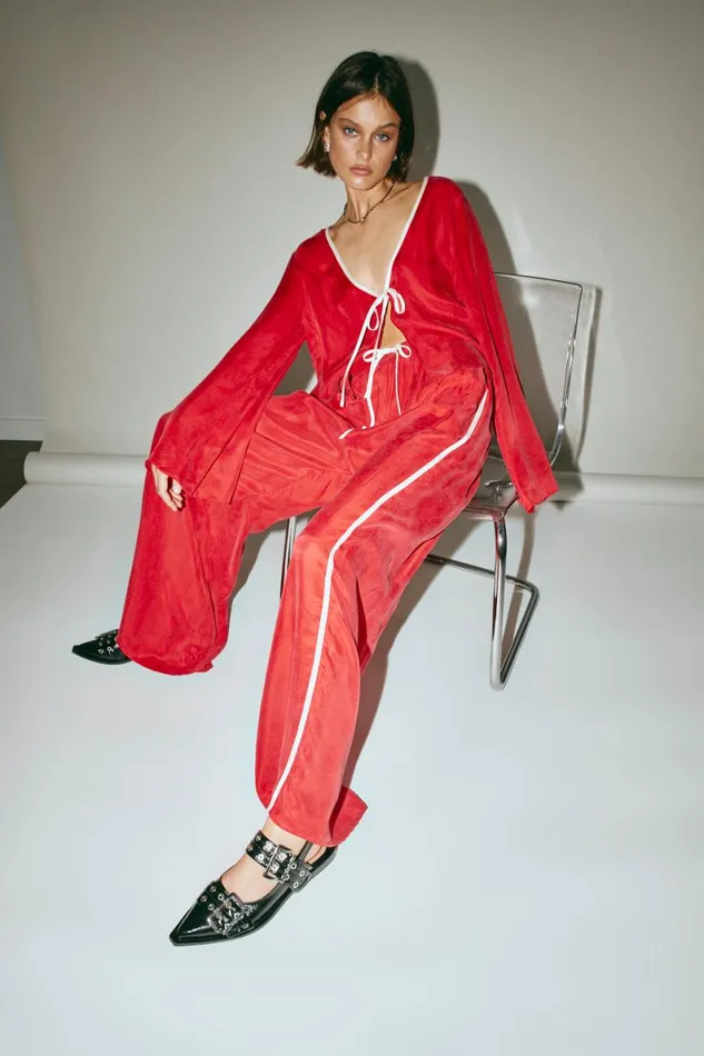 Sets Women VRG GRL Moonscapes Pants Chilli Sets Women VRG GRL Moonscapes Pants Chilli