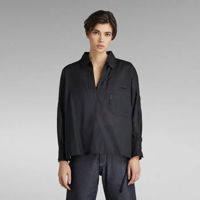Shirts and Blouses Women GStar RAW Bowling Polo Caviar