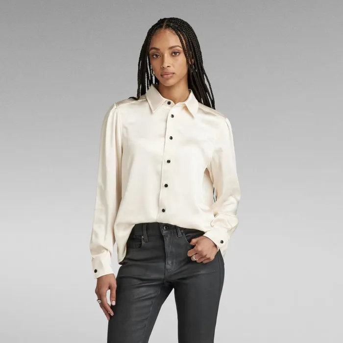 Shirts and Blouses Women GStar RAW Boxy Shirt Eggnog