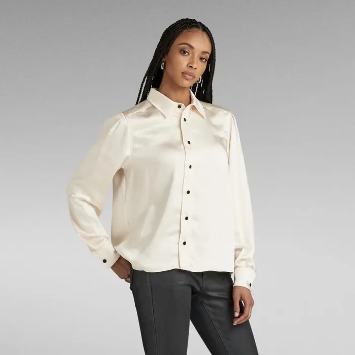 Shirts and Blouses Women GStar RAW Boxy Shirt Eggnog