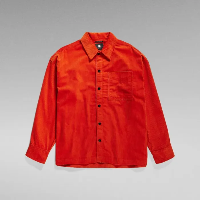 Shirts Men GStar RAW Boxy Fit Shirt Rooibos Tea