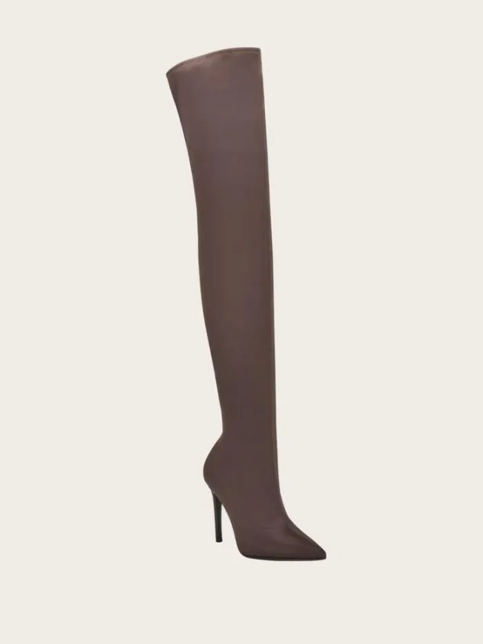 Shoes Women Marciano Belva OvertheKnee Boot Dark Brown