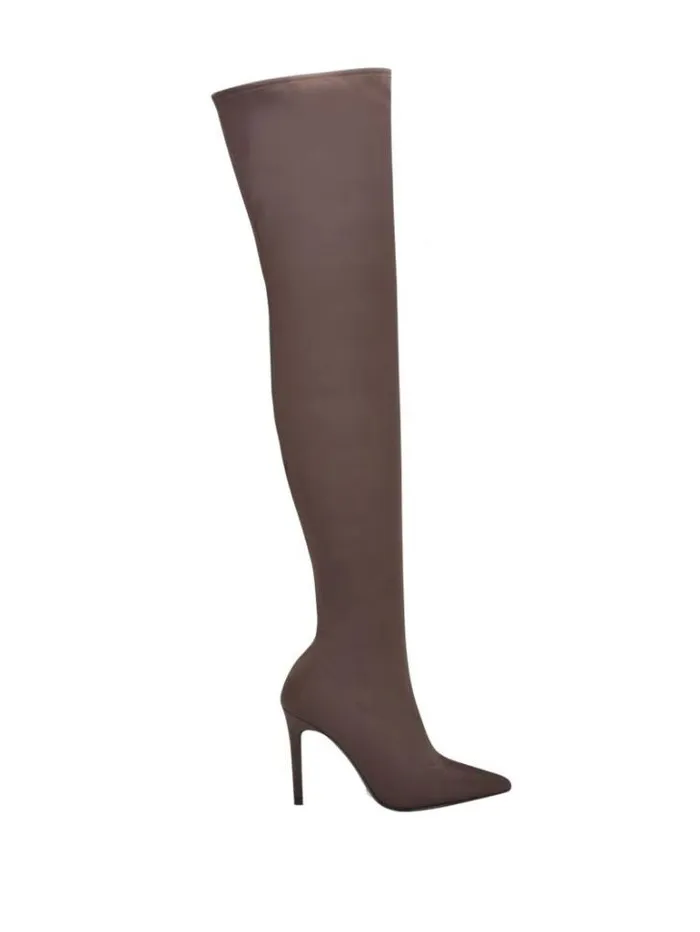 Shoes Women Marciano Belva OvertheKnee Boot Dark Brown