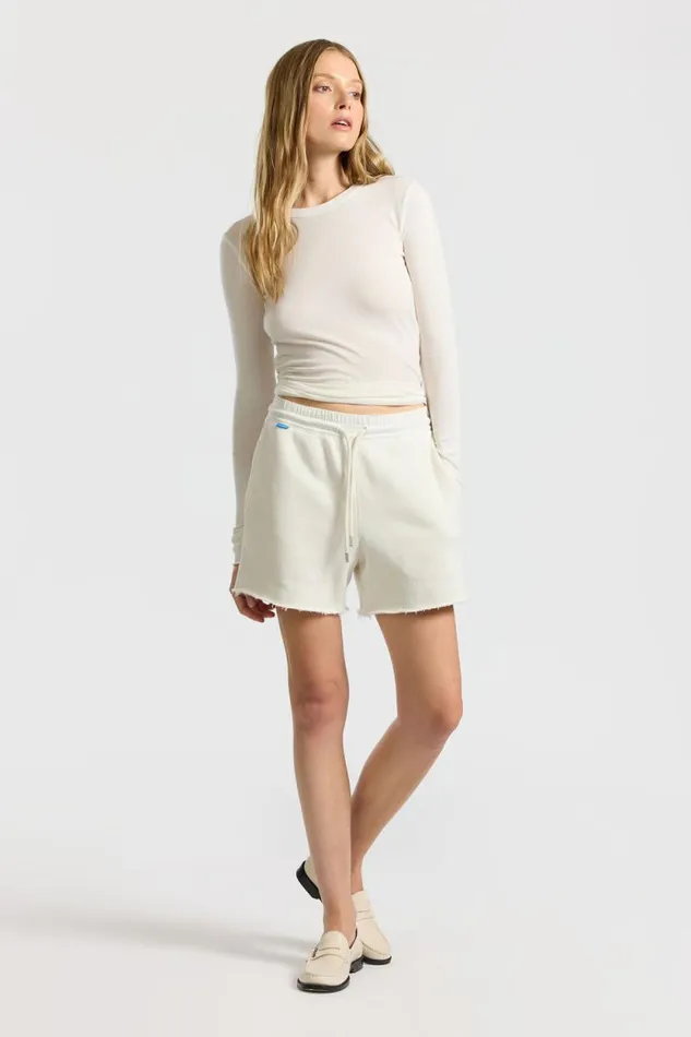 Shorts Women COTTON CITIZEN Boston Short Vintage Bone Shorts Women COTTON CITIZEN Boston Short Vintage Bone