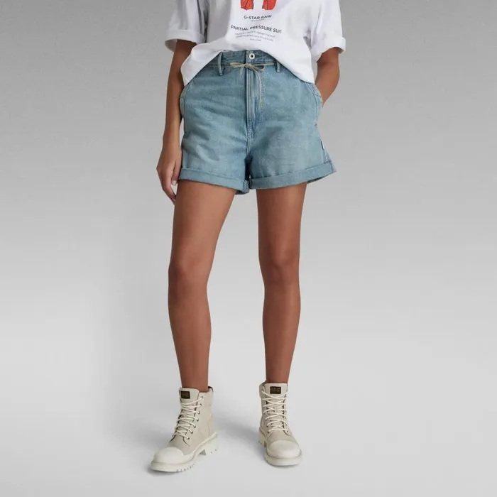 Shorts Women GStar RAW Lynton Shorts Vintage Hawaiian Ocean