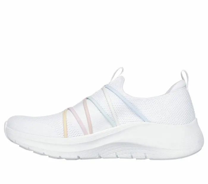 Skechers Arch Fit 20 8211 Colorful Road White Multi Women Athletic Sneakers Skechers Arch Fit 20 8211 Colorful Road White Multi Women Athletic Sneakers