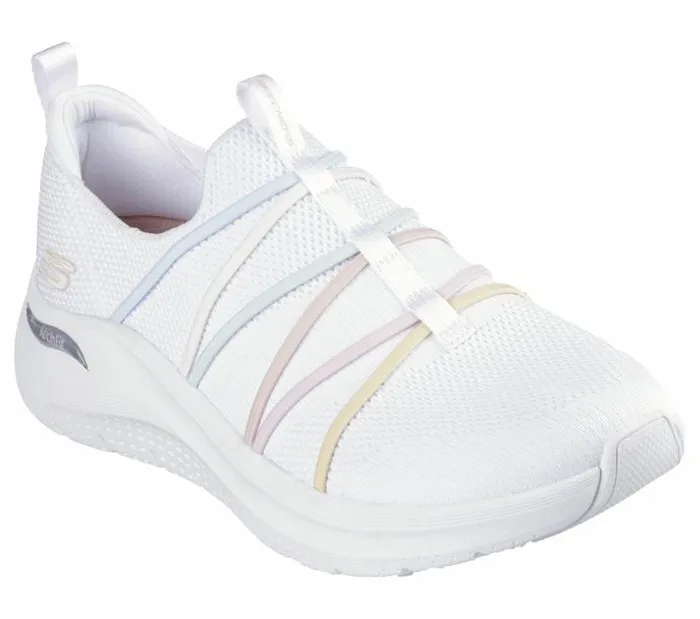 Skechers Arch Fit 20 8211 Colorful Road White Multi Women Athletic Sneakers Skechers Arch Fit 20 8211 Colorful Road White Multi Women Athletic Sneakers