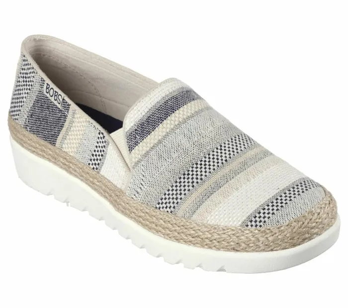 Skechers BOBS Flexpadrille HI 8211 Serene Heights Navy Multi Women SlipOns