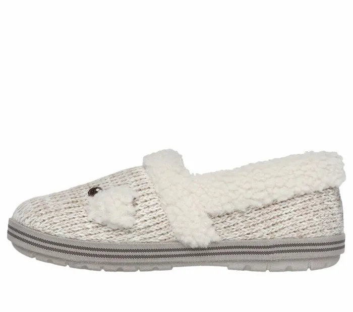 Skechers BOBS Too Cozy 8211 Puppy Pal Off White Women SlipOns