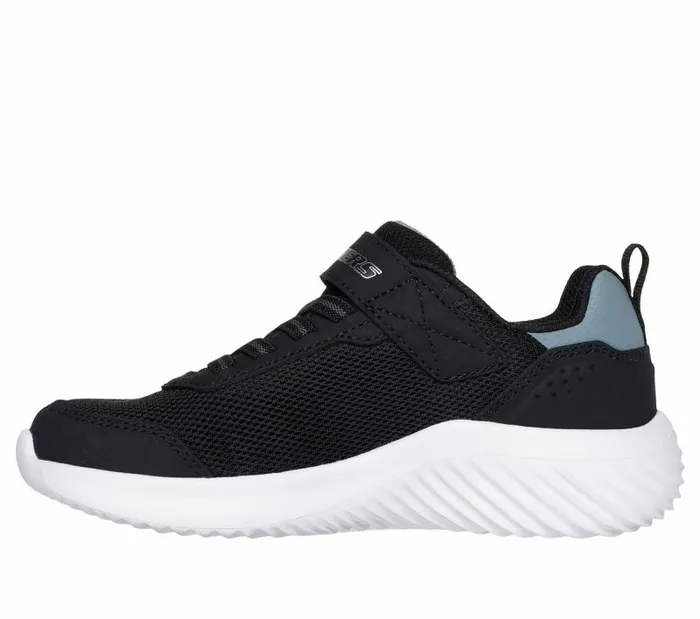 Skechers BounderTech 8211 Ultravoid Black Charcoal Kids Athletic Shoes and Sneakers Skechers BounderTech 8211 Ultravoid Black Charcoal Kids Athletic Shoes and Sneakers