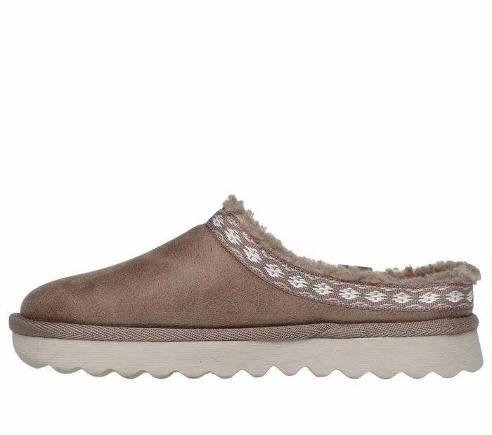 Skechers Cozy Up 8211 Idlewild Taupe Women SlipOns Skechers Cozy Up 8211 Idlewild Taupe Women SlipOns