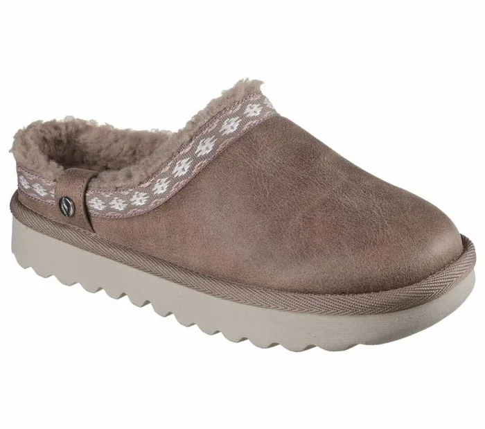 Skechers Cozy Up 8211 Idlewild Taupe Women SlipOns Skechers Cozy Up 8211 Idlewild Taupe Women SlipOns