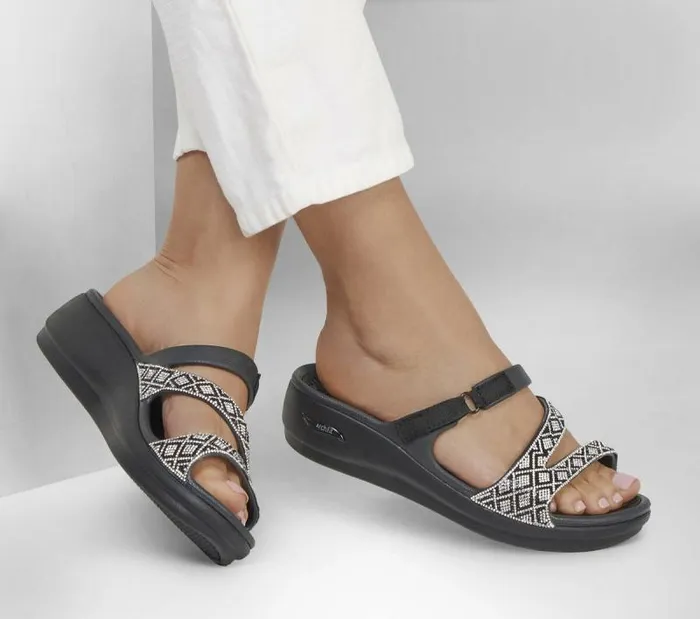 Skechers Foamies Arch Fit Ascend 8211 Show Stopper Black Women Sandals