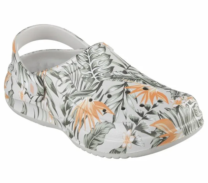 Skechers Foamies Island Breeze Natural Multi Women SlipOns Skechers Foamies Island Breeze Natural Multi Women SlipOns