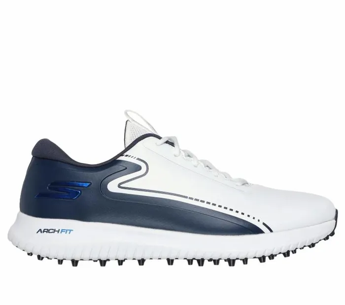 Skechers GO GOLF Max 3 White Navy Men Lace Up
