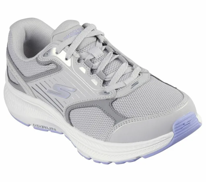 Skechers GO RUN Consistent 20 8211 Advantage Gray Lavender Women Athletic Sneakers