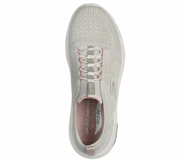 Skechers GO WALK Arch Fit 20 8211 Sofia Taupe Pink Women Casual Sneakers
