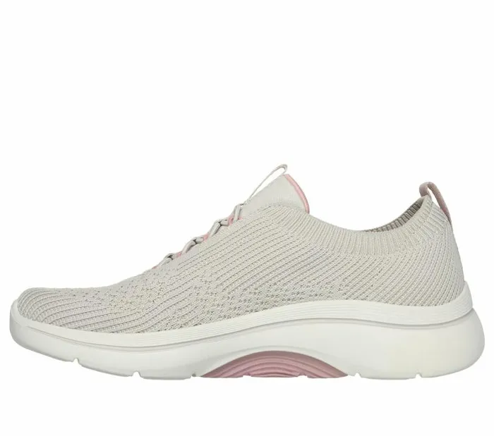 Skechers GO WALK Arch Fit 20 8211 Sofia Taupe Pink Women Casual Sneakers