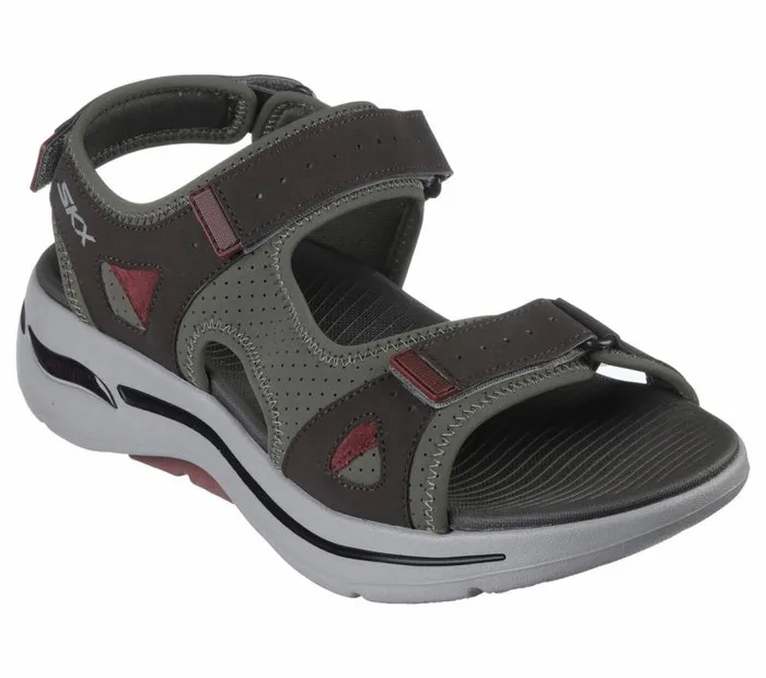 Skechers GO WALK Arch Fit 8211 Mission II Olive Men Sandals Skechers GO WALK Arch Fit 8211 Mission II Olive Men Sandals