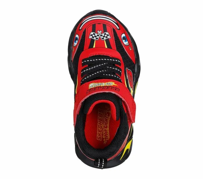Skechers Hot Lights Thermo Flash 8211 Wheel Buddies Red Black Kids Athletic Shoes and Sneakers Skechers Hot Lights Thermo Flash 8211 Wheel Buddies Red Black Kids Athletic Shoes and Sneakers