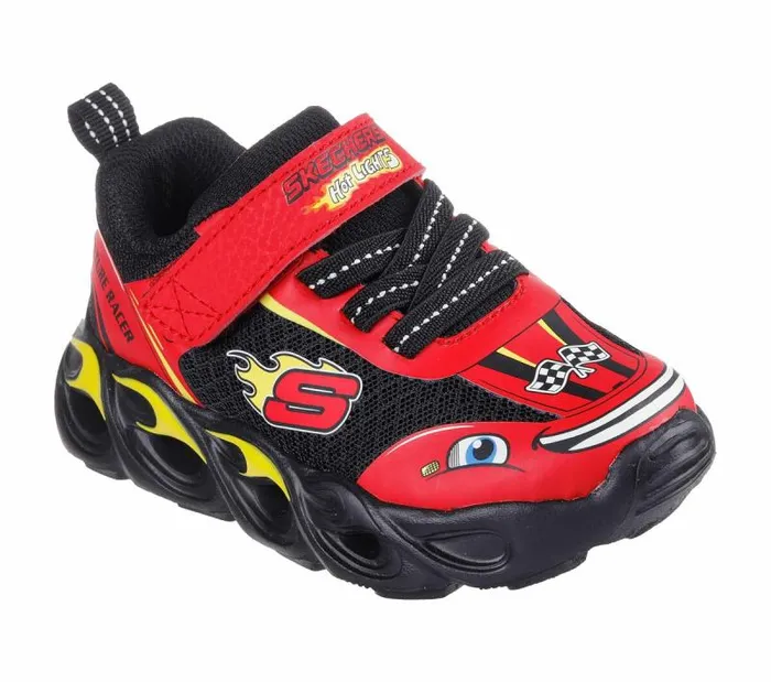 Skechers Hot Lights Thermo Flash 8211 Wheel Buddies Red Black Kids Athletic Shoes and Sneakers Skechers Hot Lights Thermo Flash 8211 Wheel Buddies Red Black Kids Athletic Shoes and Sneakers