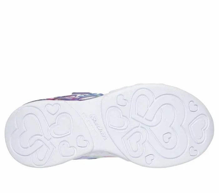 Skechers Infinite Heart Lights 8211 Color Lovin Lavender Multi Kids Athletic Shoes and Sneakers Skechers Infinite Heart Lights 8211 Color Lovin Lavender Multi Kids Athletic Shoes and Sneakers