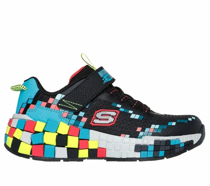Skechers MegaCraft 30 Black Multi Kids Athletic Shoes and Sneakers