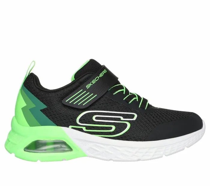 Skechers Microspec Max II 8211 Vodrox Black Lime Kids Athletic Shoes and Sneakers Skechers Microspec Max II 8211 Vodrox Black Lime Kids Athletic Shoes and Sneakers